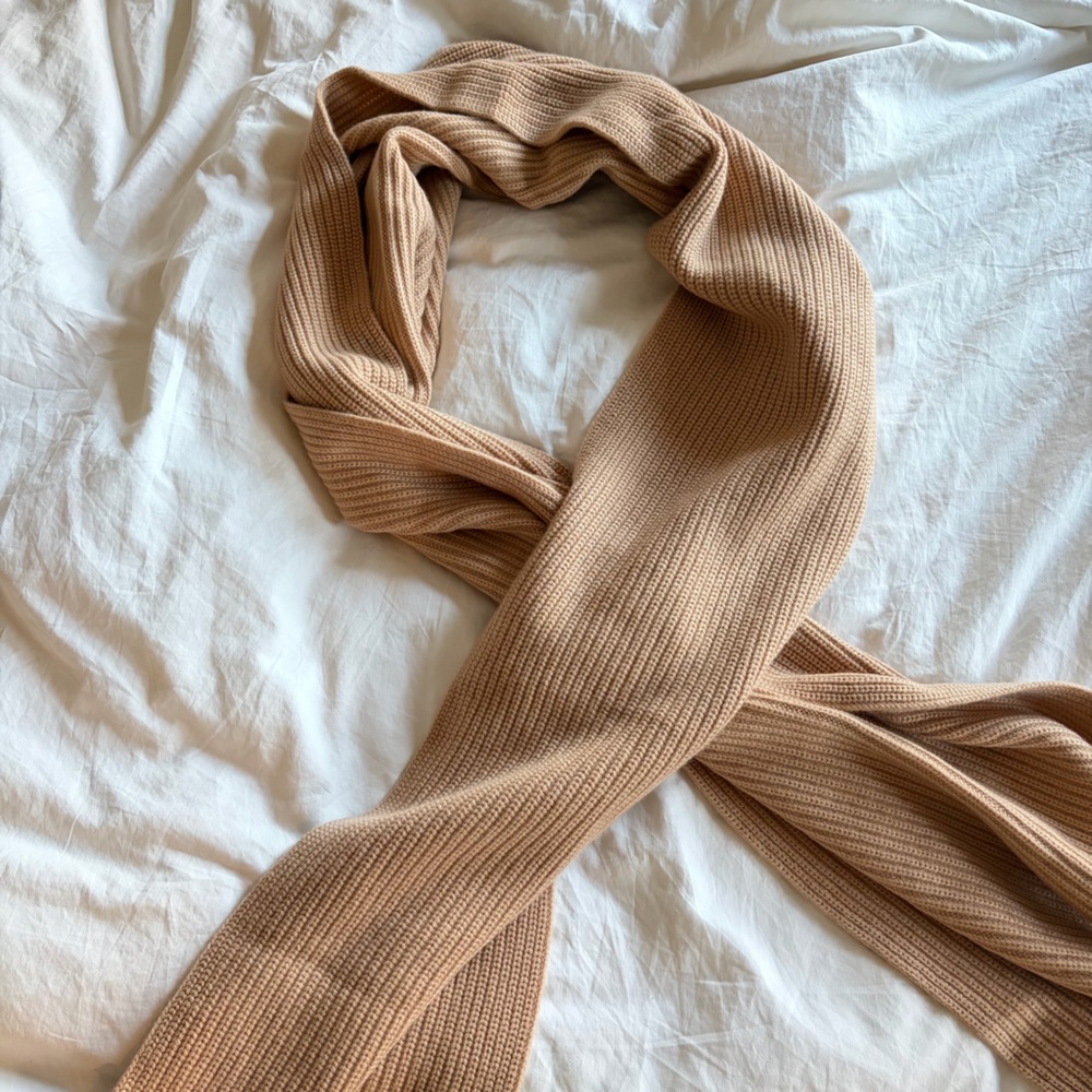 Ulla Johnson // Brinley Cashmere Beige Scarf - Picture 5 of 5